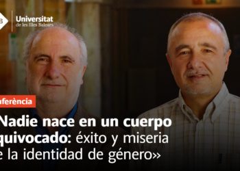 Cartel de la charla.