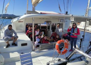 Alumnos de La Consolación en la ‘Setmana del Mar’. CNSA.