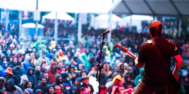 Un concert de Los Brazos. Imatge cedida per l'Ajuntament de Sant Josep.