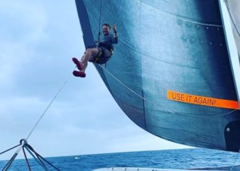 Imagen del regatista difundida en su perfil de Instagram (22/01/2022).