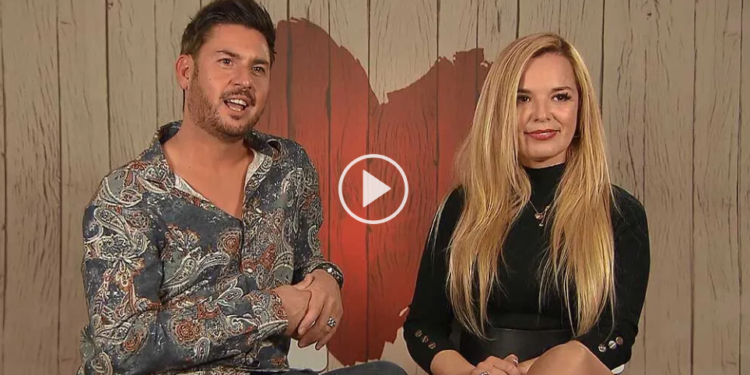 Angel y Denisse, una cita que no acabó muy bien. Imagen de First Dates en Cuatro