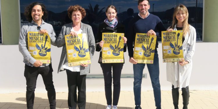 Presentación de la maratón solidaria en Sant Antoni.