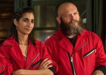 Alba Flores y Darco Perik en 'La casa de papel'