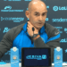 Paco Jémez en una rueda de prensa con la UD
