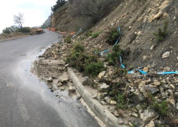 Desprendimientos en la zona de es Cubells