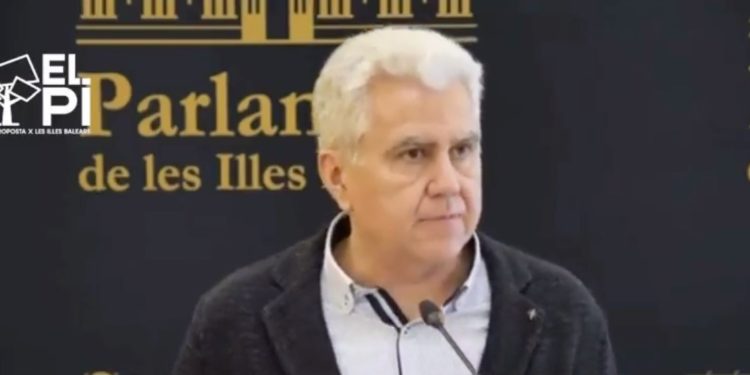 El portavoz Josep Melià. El Pi-redes sociales.