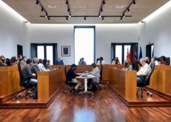 Imagen del pleno municipal. PP de Ibiza.