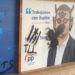Pintadas en la sede del PP portmanyí. Imagen cedida por el partido.