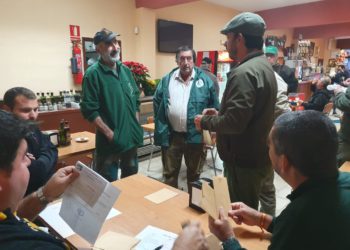 Imagen de archivo de una reunión de cazadores en Ibiza. Foto: Delegación Insular de la Federación Balear de Caza