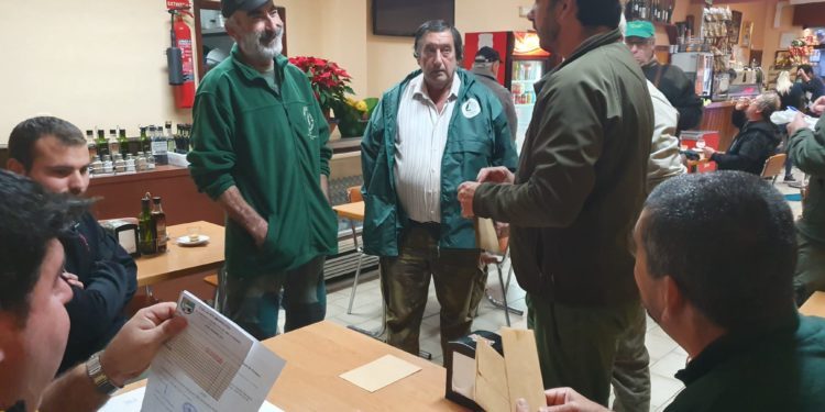 Imagen de archivo de una reunión de cazadores en Ibiza. Foto: Delegación Insular de la Federación Balear de Caza