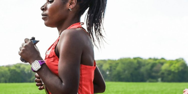 La atleta Bashanke Bilo Imoshe, que competirá en este maratón, en una imagen cedida por la organización.