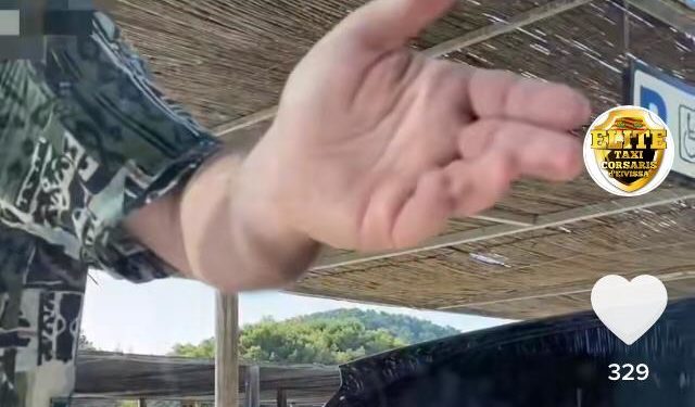 Captura del vídeo de la discusión y que ha sido difundido en TikTok.