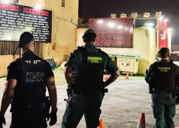 Imagen del dispositivo facilitada por la Guardia Civil.