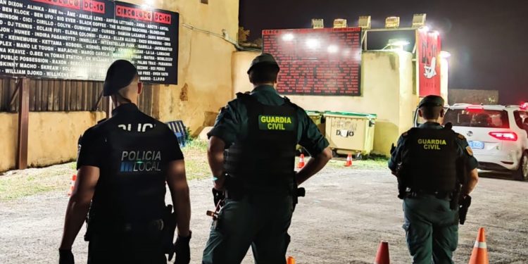 Imagen del dispositivo facilitada por la Guardia Civil.