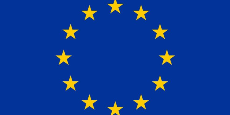 Bandera d'Europa. Wikimedia Commons. band