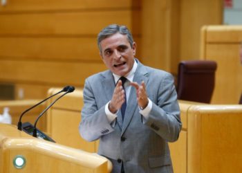 Imagen de Vicente Marí Bosó en el Senado. Foto: PP de Ibiza.