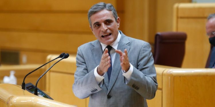 Imagen de Vicente Marí Bosó en el Senado. Foto: PP de Ibiza.