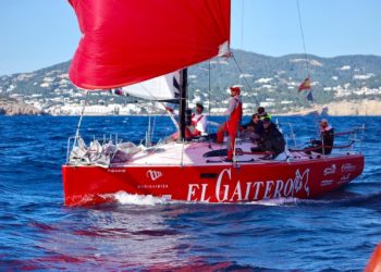 Imagen de la embarcación durante el Palma Vela. Club Náutico de Ibiza.