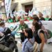 Imagen de archivo de una concentración de funcionarios en Palma. Imagen cedida por la CSIF de las Pitiusas.