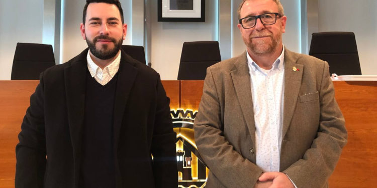 Los consellers de Unidas Podemos en el Consell d'Eivissa, Antonio Saucedo y David Álvarez. UP.