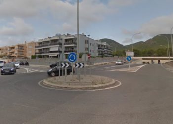 Imagen de la rotonda en la que ha tenido lugar el accidente. Google Maps.