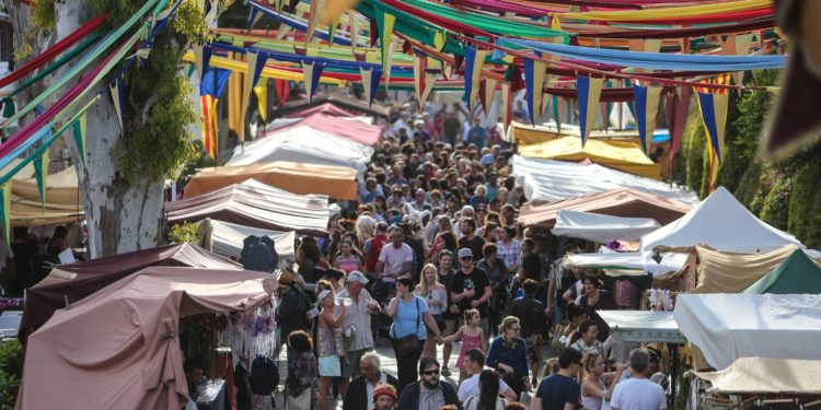 Imatge d'una anterior edició de la fira. Foto: Toni Escobar.