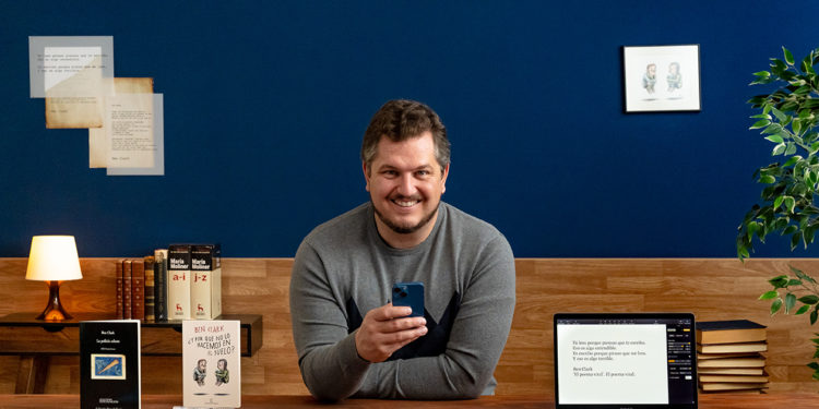 Ben Clark imparte del curso 
'Escritura creativa: literatura digital y viral'. Fotos Domestika