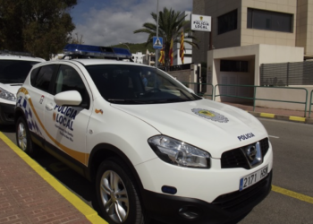 Una imagen de archivo de la Policía Local de Santa Eulària des Riu.