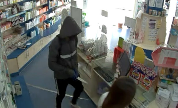 Imagen de la cámara del seguridad del establecimiento facilitada por la Policía Nacional.