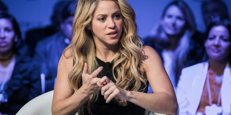 Shakira en el WEF. Copyright by World Economic Forum / Jakob Polacsek
