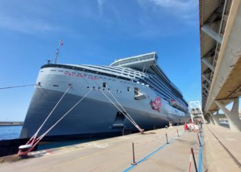 Crucero 'Valiant Lady' en Ibiza. Imagen Ports de Balears
