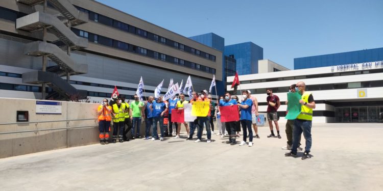Protesta en Ibiza el viernes pasado