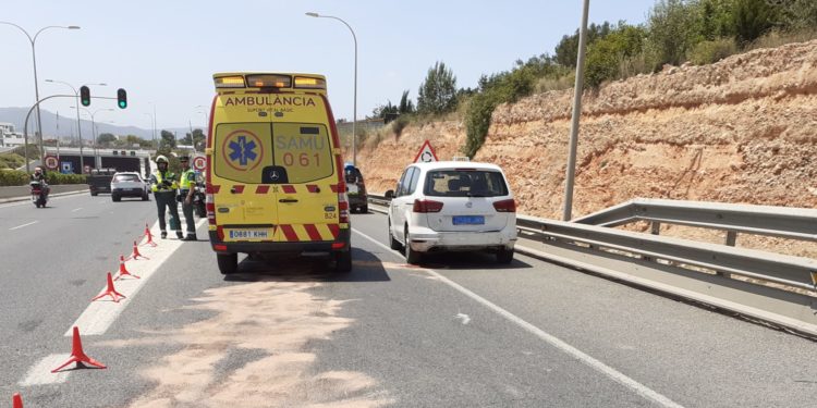 Punto donde se ha producido el accidente.