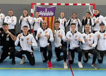 Imagen cedida a Noudiari por la selección balear de Muay Thai.