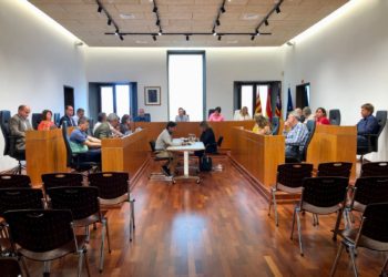 Pleno municipal en Vila. Imagen cedida por el PP.
