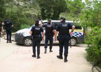 Imatge d'arxiu de la Policia Local de Sant Antoni. Ajuntament St. Antoni.