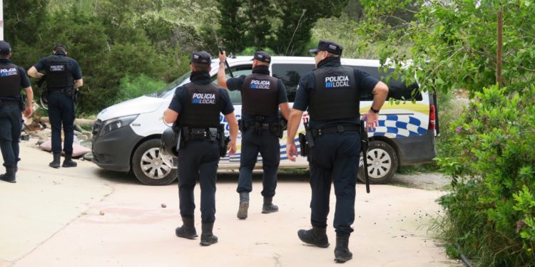 Imatge d'arxiu de la Policia Local de Sant Antoni. Ajuntament St. Antoni.