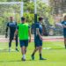 Imagen del entrenamiento de la Peña Deportiva de Santa Eulària este miércoles en Can Misses 3. CD Ibiza.