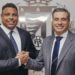 Ronaldo y Miguel Ángel Gómez en una imagen del Valladolid