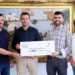 Momento de la entrega. Ayuntamiento de Sant Antoni.