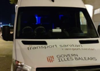 Una de las ambulancias de GSAIB en Ibiza