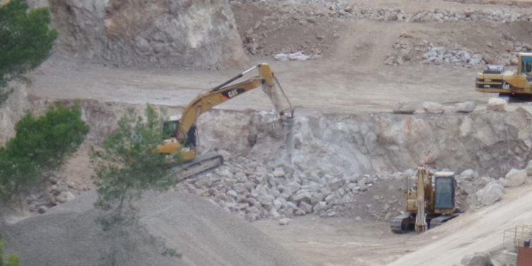 Imagen de archivo de la cantera de ses Planes.