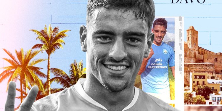 El futbolista Antonio David Álvarez, conocido como “Davo”. UD Ibiza.