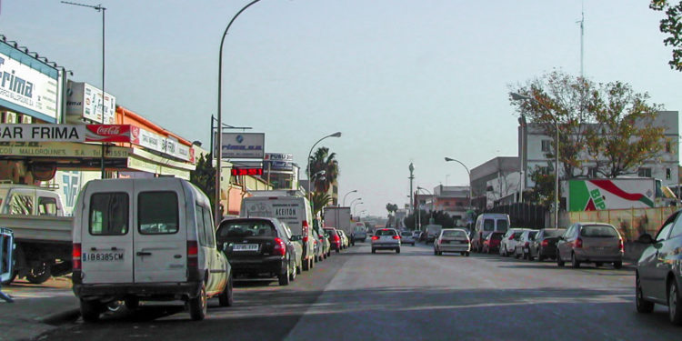 Avenida 16 de Julio, en el polígono de Son Castelló de Palma