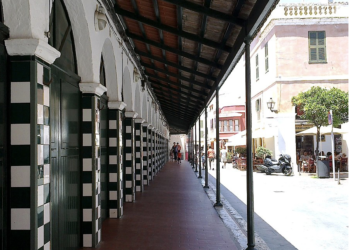 Plaça de la Llibertat de Ciutadella. Rene Boulay