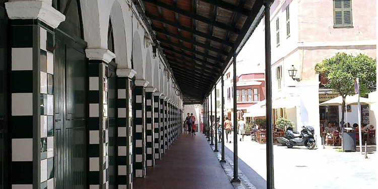Plaça de la Llibertat de Ciutadella. Rene Boulay