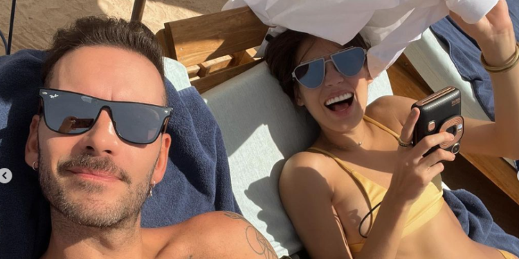 Diego Cadavid y Laura Archbold en una imagen de sus redes sociales