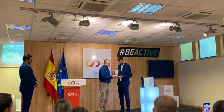 Marc Tur recibe el reconocimiento del CSD.