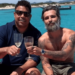 Ronaldo y el actor Bruno Gagliasso en Formentera el año pasado