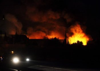 Imagen de archivo de un incendio en Ibiza. Fotografía de Lorena Portero.